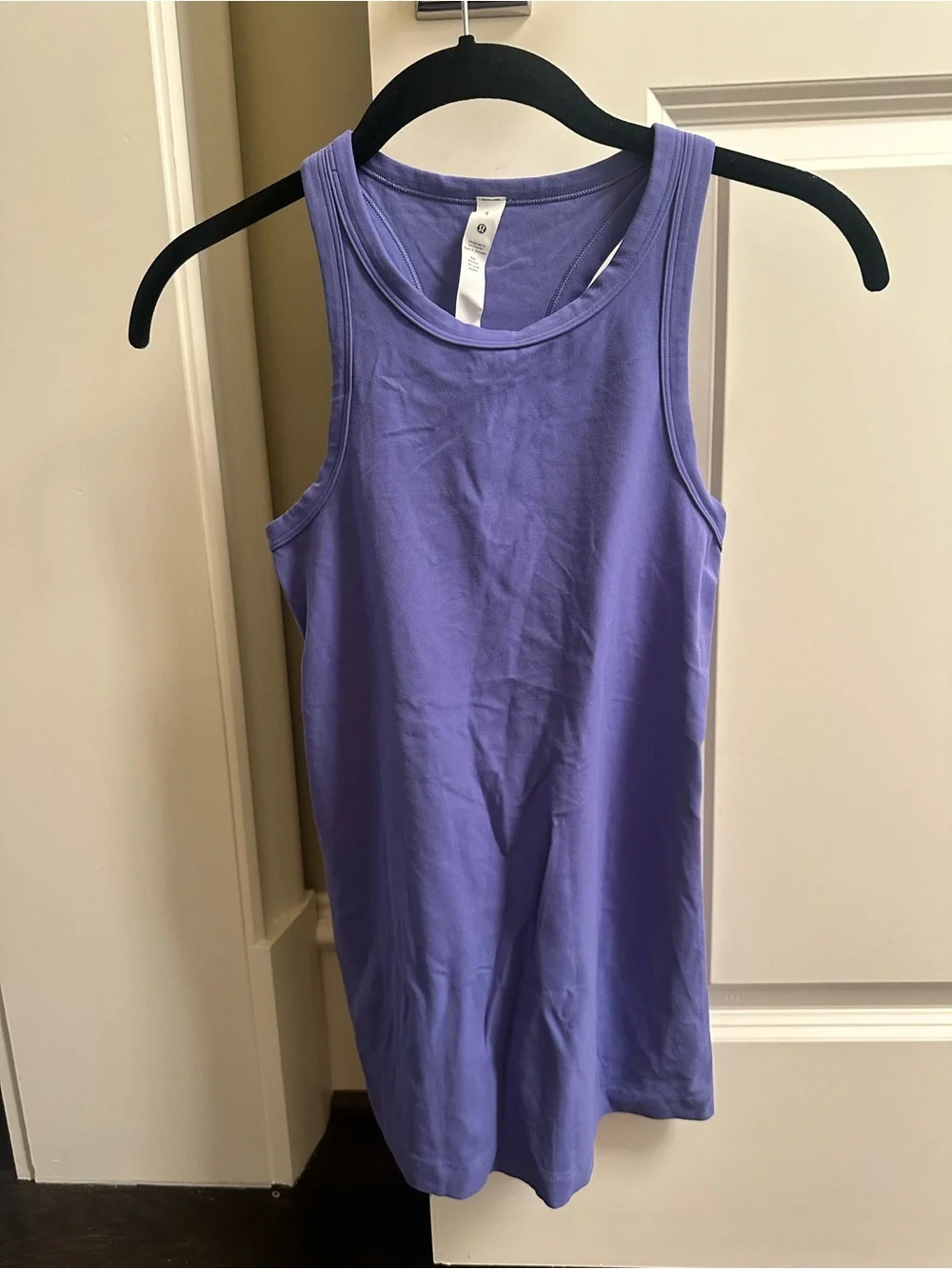 LULULEMON Align Hip-Length Racerback Tank Top Charged Indigo Size 4